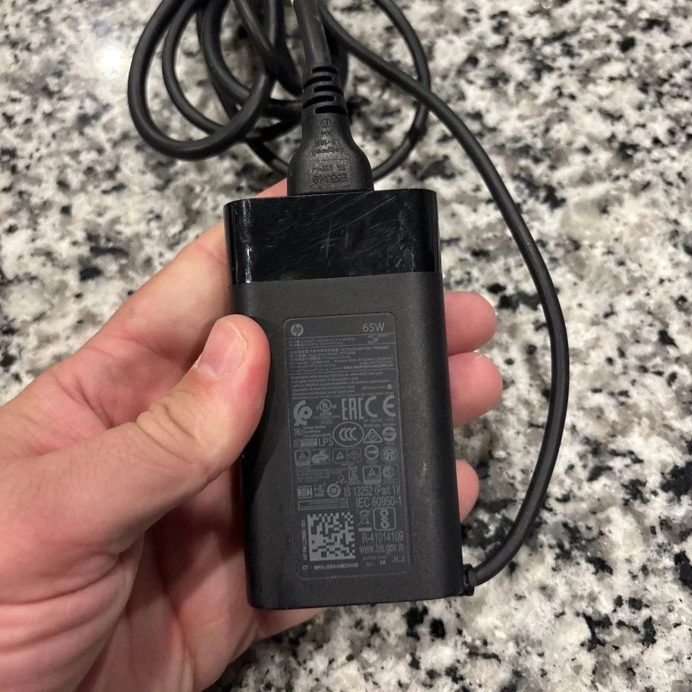 HP 65W AC Adapter Laptop Charger L24008-001 L23960-004 Blue Tip 19.5V 3.33A